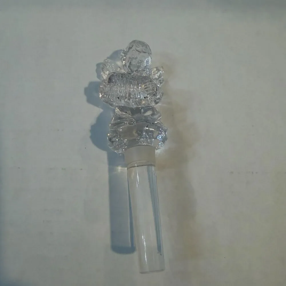 Mikasa Cherub Song Crystal Bottle Stopper T8194/900 Angel Accordion w/ Box